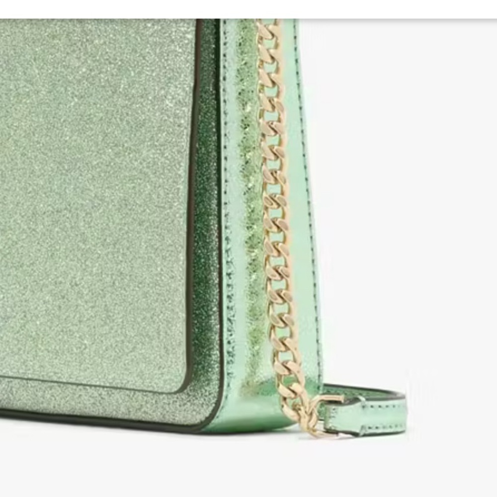 Kate Spade Kenzie Glitter Crossbody Clutch NWT - Picture 5 of 6